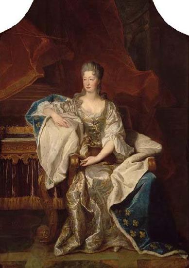 Hyacinthe Rigaud Full portrait of Marie Anne de Bourbon Dowager Princess of Conti China oil painting art